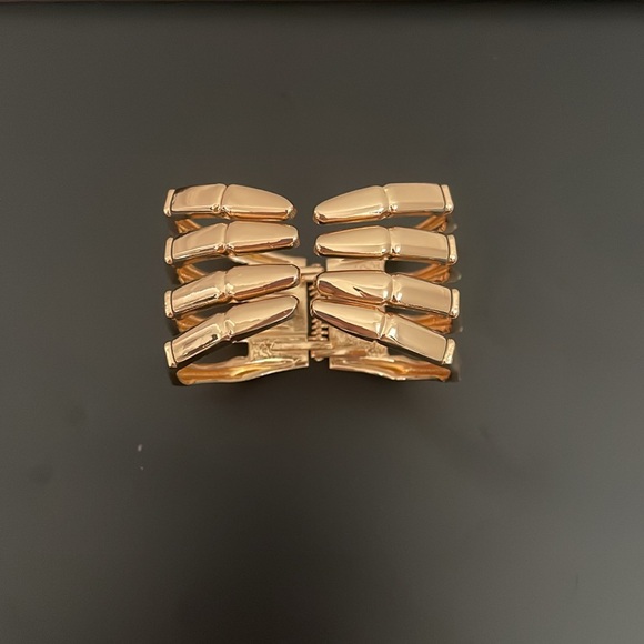 18K Gold Plated Cuff Bracelet- Women - Picture 5 of 7